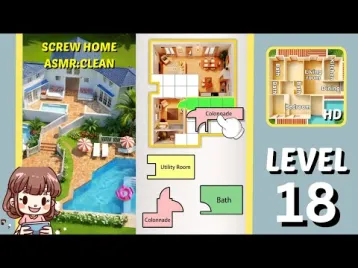 Video guide by CherieGaming: Screw Home Level 18 #screwhome