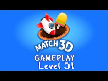 Video guide by D Lady Gamer: Match 3D Level 51 #match3d