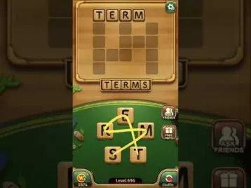 Video guide by Lakshmi Ganapathi: Word Blocks™ Level 696 #wordblocks