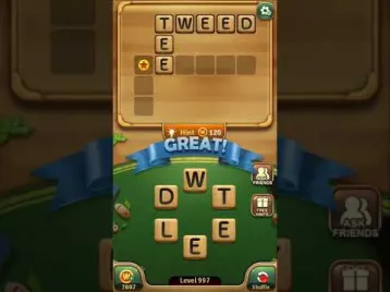Video guide by Lakshmi Ganapathi: Word Blocks™ Level 997 #wordblocks