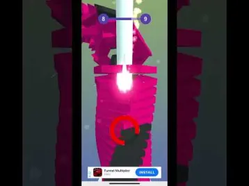 Video guide by Shadow Gamer: Stack Ball 3D Level 9 #stackball3d