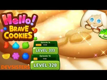Video guide by Jelly Sapinho: Hello! Brave Cookies Level 328 #hellobravecookies