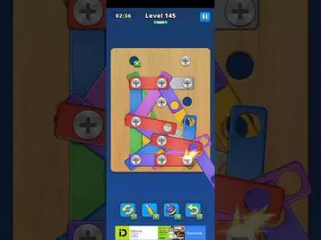 Video guide by Imalidotcom: Take Off Bolts: Screw Puzzle Level 145 #takeoffbolts