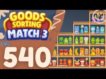 Video guide by GamerSisYT: Goods Sorting: Match 3 Puzzle Level 540 #goodssortingmatch