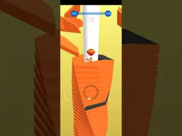 Video guide by Require Gamer: Stack Ball 3D Level 173 #stackball3d