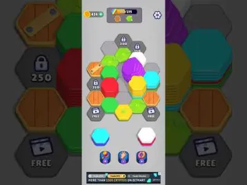 Video guide by Royal Match Gameplay: Hexa Sort Level 123 #hexasort