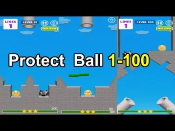 Video guide by TheGameAnswers: Protect Balls Level 1100 #protectballs