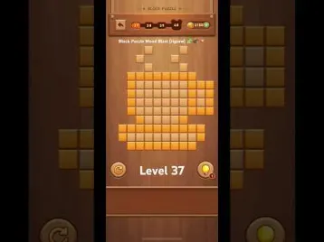 Video guide by Michael : Block Puzzle Wood Level 37 #blockpuzzlewood
