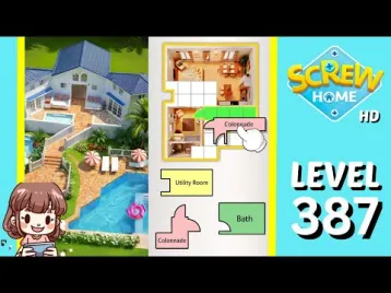 Video guide by CherieGaming: Screw Home Level 387 #screwhome