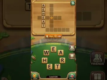 Video guide by Lakshmi Ganapathi: Word Blocks™ Level 450 #wordblocks