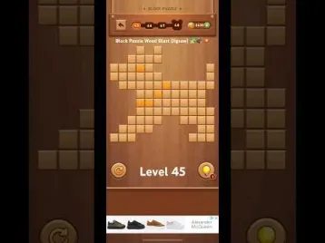 Video guide by Michael : Block Puzzle Wood Level 45 #blockpuzzlewood