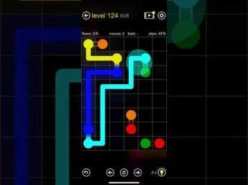 Video guide by Exincendia: Flow Free  - Level 124 #flowfree
