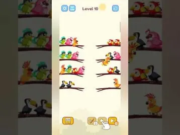 Video guide by INFOGAME: Bird Sort Color Puzzle Game Level 10 #birdsortcolor