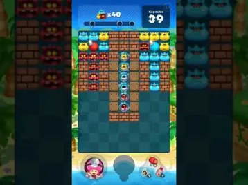 Video guide by icaros: Dr. Mario World  - Level 87 #drmarioworld