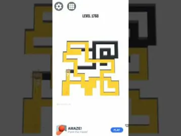 Video guide by RebelYelliex: AMAZE! Level 1768 #amaze
