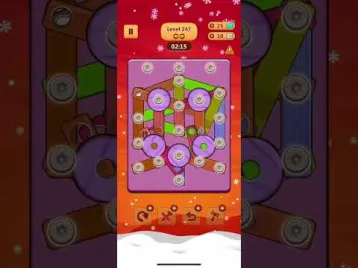 Video guide by Z.O. Studio: Wood Nuts & Bolts Puzzle Level 247 #woodnutsamp