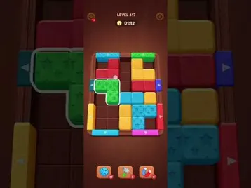 Video guide by Loz Mobile Gaming: Block Puzzle Level 417 #blockpuzzle