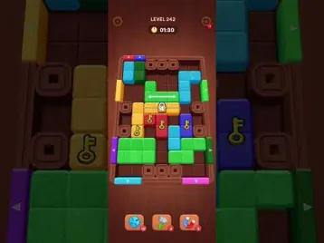 Video guide by Loz Mobile Gaming: Block Puzzle!!!! Level 242 #blockpuzzle