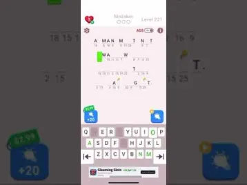 Video guide by Dragon_master: Cryptogram Level 221 #cryptogram