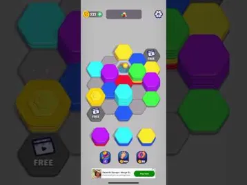 Video guide by 瓜几: Hexa Sort Level 262 #hexasort