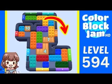Video guide by CherieGaming: Block Jam Level 594 #blockjam
