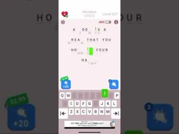 Video guide by Dragon_master: Cryptogram Level 227 #cryptogram