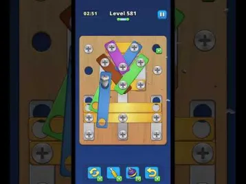 Video guide by Miss Light: Take Off Bolts: Screw Puzzle Level 581 #takeoffbolts
