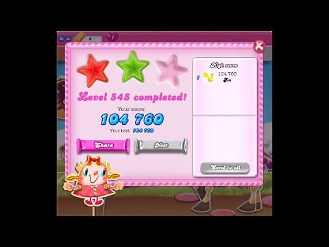 Video guide by Jin Luo: Candy Crush Level 545 #candycrush