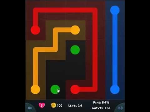 Video guide by SAID BOUTSMOUMT: Flow Game Level 24 #flowgame