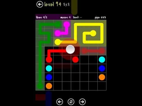 Video guide by TheDorsab3: Flow Free 8x8 level 94 #flowfree