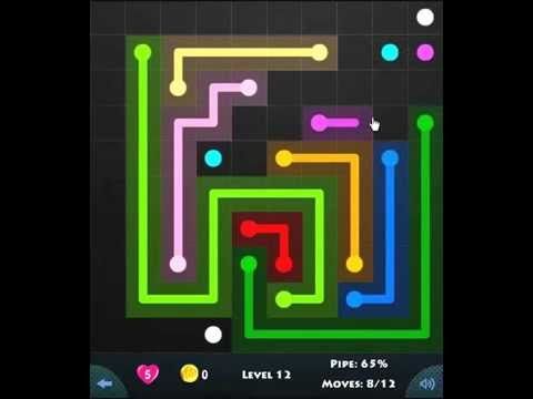 Video guide by Are You Stuck: Flow Game Level 12 #flowgame