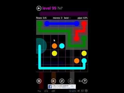 Video guide by Are You Stuck: Flow Free Level 99 #flowfree
