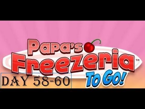 Video guide by Popickdra: Papa's Freezeria To Go Levels 58-60 #papasfreezeriato