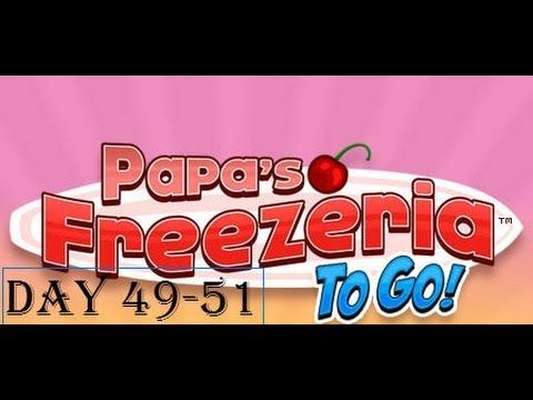 Video guide by Popickdra: Papa's Freezeria To Go Levels 49-51 #papasfreezeriato