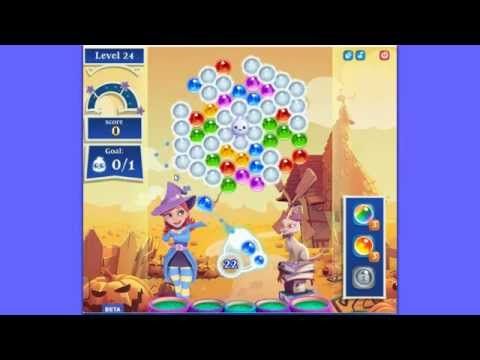 Video guide by the Blogging Witches: Bubble Witch Saga 2 Level 24 #bubblewitchsaga