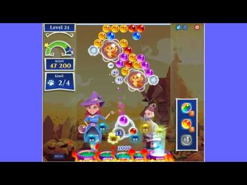 Video guide by the Blogging Witches: Bubble Witch Saga 2 Level 21 #bubblewitchsaga
