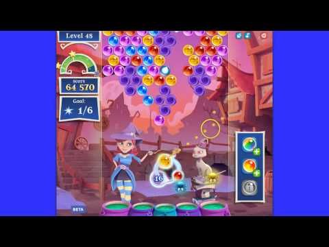 Video guide by the Blogging Witches: Bubble Witch Saga 2 Level 48 #bubblewitchsaga