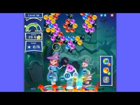 Video guide by the Blogging Witches: Bubble Witch Saga 2 Level 58 #bubblewitchsaga