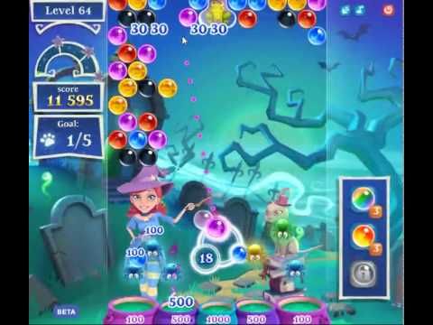 Video guide by skillgaming: Bubble Witch Saga 2 Level 64 #bubblewitchsaga