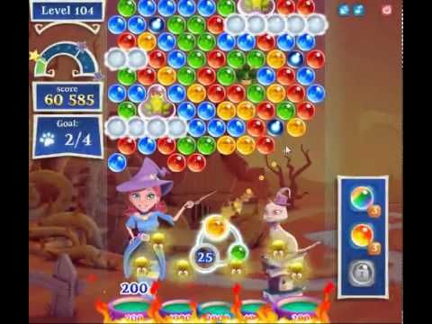 Video guide by skillgaming: Bubble Witch Saga 2 Level 104 #bubblewitchsaga