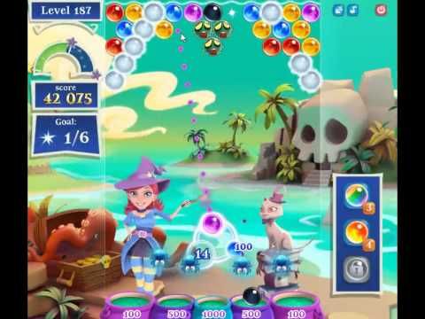 Video guide by skillgaming: Bubble Witch Saga 2 Level 187 #bubblewitchsaga