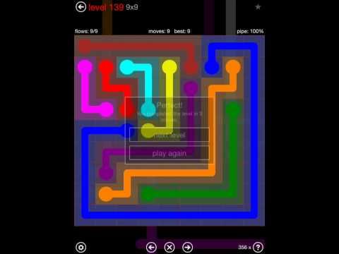 Video guide by iOS-Help: Flow Free 9x9 level 139 #flowfree