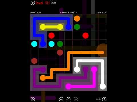 Video guide by iOS-Help: Flow Free 9x9 level 131 #flowfree
