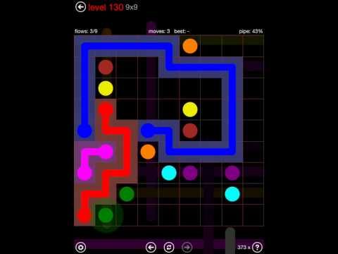 Video guide by iOS-Help: Flow Free 9x9 level 130 #flowfree