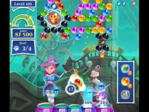 Video guide by skillgaming: Bubble Witch Saga 2 Level 195 #bubblewitchsaga