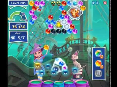 Video guide by skillgaming: Bubble Witch Saga 2 Level 208 #bubblewitchsaga