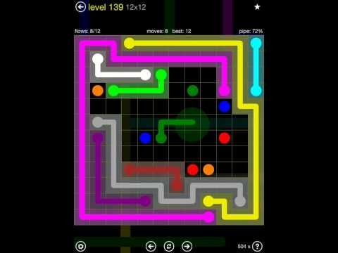 Video guide by iOS-Help: Flow Free 12x12 level 139 #flowfree