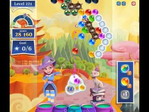 Video guide by skillgaming: Bubble Witch Saga 2 Level 221 #bubblewitchsaga