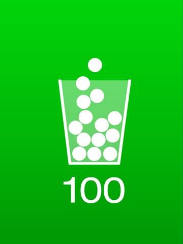 100 Dots Free Falling Balls Game game screenshot