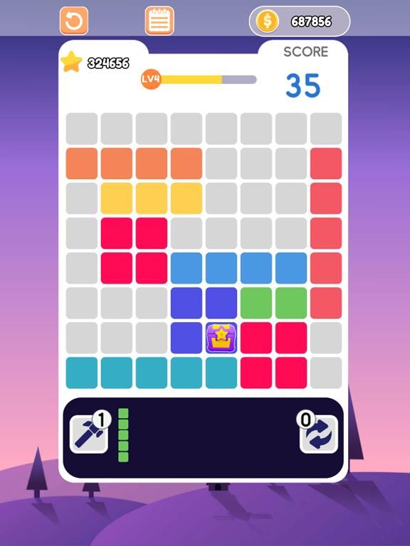 1010 Block Puzzle Game App Screenshot